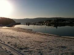 Portavadie Marina on a crisp winters day