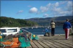 Tighnabruaich Pier - port of call for Waverley