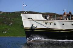 Waverley Paddle Steamer, sails Glasgow, Clyde, Kyles of Bute and Loch Fyne 